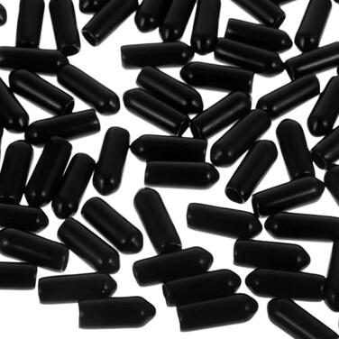 Angoily 300Pcs Pegboard Hook Tips 066 Inch Rubber End Caps for Pegboard Hooks Protective Prong Covers for Tool Organizer Accessories Easy Install Vinyl Hook End Caps for Garage and Store Display