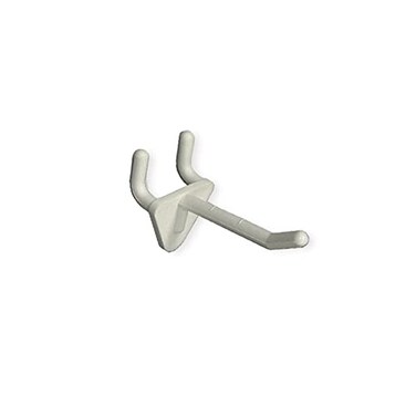Azar Displays Azar 800072WHT 2Inch Plastic Hook 50Pack