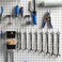 Baluue 20 Pack Pegboard Hooks 304 Stainless Steel Pegboard J Hooks for Tool Storage Garage Organization Workbench Fits 18 14 inch Peg Boards 35lbs Load Capacity