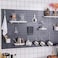 Chris.W ChrisW 8Pack Pegboard Hooks Kit Peg Hooks Assortment Keys Jewelry Utensils Hanging Organizer Easy to Attach and Move Compatible with IKEA Skadis Pegboard3pcs S 5pcs M