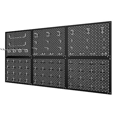 Daanxw Metal Peg Board Kit with 14 Pegboard AccessoriesInclude 165X13 Peg Board and Extra Thick Pegboard AccessoriesWall Organizer PegBoard Panels Tool Organizer Storage System 128
