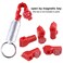GENHAKON 130 PCS Peg Hook Stop Lock Stop Lock for Retail Shop Display Hooks Lock Fits 4559mm Diameter Hooks Easy Installation and Exquisite Style