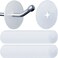 Gluposti Peg Hook Stoppers for 14 Pegboard Hooks Slatwall Hooks 1 Clear Plastic Disc Inventory Control Clips Pegboard Peg Locks for Retail Hooks on Peg Board Slat Wall Panels 100 Pack