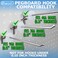 Gluposti Peg Hook Stoppers for 14 Pegboard Hooks Slatwall Hooks 1 Clear Plastic Disc Inventory Control Clips Pegboard Peg Locks for Retail Hooks on Peg Board Slat Wall Panels 100 Pack