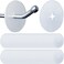 Gluposti Peg Hook Stoppers for 14 Pegboard Hooks Slatwall Hooks 1 Clear Plastic Disc Inventory Control Clips Pegboard Peg Locks for Retail Hooks on Peg Board Slat Wall Panels 100 Pack