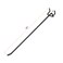 HARFINGTON 10pcs Pegboard Shelving Hooks 10 Stainless Steel Peg Board Display Hook Hanging Holders Wall Mount Organize Tools for Workbench Garage Kitchen Store Black