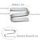 ITROLLE 6PCS Wire Shelf SHooks W15xH34mm Chrome Plated for Shelf Racks Shelves Cookware Racks Tool Racks Warehouses Shopping Malls Garden Places