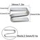 ITROLLE 6PCS Wire Shelf SHooks W15xH34mm Chrome Plated for Shelf Racks Shelves Cookware Racks Tool Racks Warehouses Shopping Malls Garden Places