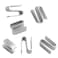 ITROLLE 6PCS Wire Shelf SHooks W15xH34mm Chrome Plated for Shelf Racks Shelves Cookware Racks Tool Racks Warehouses Shopping Malls Garden Places
