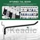Keadic 20Pcs 2 Slatwall Hooks Set Heavy Duty Slat Wall Shelf Brackets Hanging Hook Pegboard Gridwall Panel Hook for Garage Shop Retail Display and Organization Black