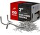 Online Best Service 100 Pack PEG Board Pegboard Shelving Hooks 2 Length Wholesale Lot Metal PEG Hooks