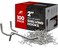 Online Best Service 100 Pack PEG Board Pegboard Shelving Hooks 2 Length Wholesale Lot Metal PEG Hooks