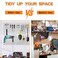 Onsski Pegboard Hooks for Hanging Peg Board Organizer Accessories Fit New Metal Peg Board Storge Tool 6in 25Pcs