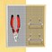 suiwotin 16pcs Pegboard Pliers Holders Stainless Steel Shelving Accessories Double Loop Pliers Hook for 14 316 18 Pegboard Chrome Display Hooks for Store Supermarket UShaped