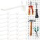 Supkiir 100Pcs Plastic Pegboard Hooks 4 Yellowish Peg Board Shelving Hooks Suitable for 14 and 18 Pegboard Pegboard Accessories for Kitchen Room Garage Office Tools Crafts Store Display
