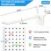 Supkiir 100Pcs Plastic Pegboard Hooks 4 Yellowish Peg Board Shelving Hooks Suitable for 14 and 18 Pegboard Pegboard Accessories for Kitchen Room Garage Office Tools Crafts Store Display