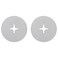 WHYHKJ 100PCS Pegboard Hooks Wall Plugs Plastic Display Hook Stopper Oval Transparent Airplane Hole NonSlip Flat Stopper Nylon Inventory Control Clip Merchandise Hook Display