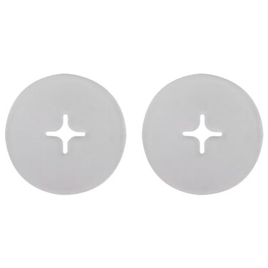 WHYHKJ 100PCS Pegboard Hooks Wall Plugs Plastic Display Hook Stopper Oval Transparent Airplane Hole NonSlip Flat Stopper Nylon Inventory Control Clip Merchandise Hook Display