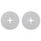 WHYHKJ 100PCS Pegboard Hooks Wall Plugs Plastic Display Hook Stopper Oval Transparent Airplane Hole NonSlip Flat Stopper Nylon Inventory Control Clip Merchandise Hook Display