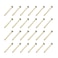 XAOHOME Pegboard Hooks 24pcs Exclusive Brass Pegs Fittings for Peg Board More Choice to DIY