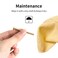 XAOHOME Pegboard Hooks 24pcs Exclusive Brass Pegs Fittings for Peg Board More Choice to DIY