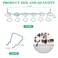 Yauhar 13Pcs Pegboard Screwdriver Pliers Holders Set Contains Double Loop Shelving Display Organizer Hooks and Multi Ring Peg Board Hanging Hook for Shop Store Supermarket