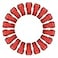 Hakeeta 100pcs Peg Hook Locks Stop Lock Plastic Red Security Lock Easy Installation for Commodity Link Supermarket Hooks Retail Shop AntiTheft Display 4567mm7MM