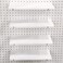 Menecor Pegboard Shelves with Steel Brackets Organizer with Pegboard Hooks for Home Garage Nursery