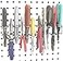 Right Arrange RightArrange Pegboard Pliers Holder Holds 11 Pliers per Rack Hooks to Any Peg Board Pegboard Organization Accessory for Workbench Garage Tool Shed Craft Room Scissor Organizer Accessory