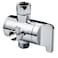 BRIGHT SHOWERS Shower Arm Diverter Valve for Hand held Showerhead and Fixed Spray Head 3Way Shower Head Diverter Valve Chrome