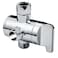 BRIGHT SHOWERS Shower Arm Diverter Valve for Hand held Showerhead and Fixed Spray Head 3Way Shower Head Diverter Valve Chrome