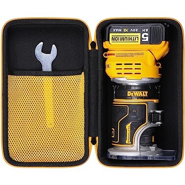 khanka Khanka Hard Case replacement for DEWALT 20V Max XR Cordless Router Brushless Case Only DCW600B