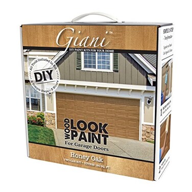 Giani Wood Look Paint Kit for Garage Doors Honey Oak