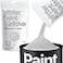 Hemway Silver Glitter Paint Additive for Walls Fine 100g 35oz Glitter Additive Sparkle for Interior Exterior Wall Paint Furniture Varnish
