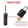 EUQINU 2 Pack Combination Padlock 4 Digit Resettable Padlock with Keys Combo Lock for School Gym Locker Employee Locker Hasp Storage Fence Gate