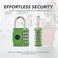 desired tools 4 Digit Combination Locks 2 Pack Weatherproof Padlock with Code Combination Lock for Locker Gym Outdoor Gate Storage Shed Fence Gate Bike Lock Keyless Easy to Set Reset New Green