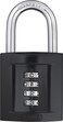 ABUS 15850 C 50mm Body Zinc Front 4Dial Resettable Combination Padlock