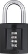 ABUS 15850 C 50mm Body Zinc Front 4Dial Resettable Combination Padlock