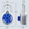 AOSRUM Lock 1 Packs Combination Lock Locker Lock for Gym and School Lockers Safe Combination Padlock Mini Combination LockBlue