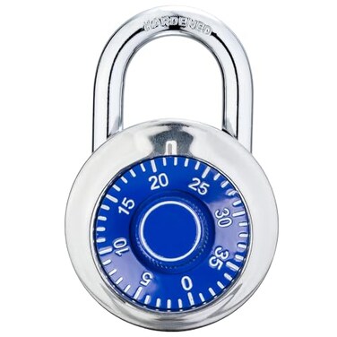 AOSRUM Lock 1 Packs Combination Lock Locker Lock for Gym and School Lockers Safe Combination Padlock Mini Combination LockBlue