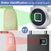 eLinkSmart Gym Locker Padlock with Fingerprint Remote Authorized Unlock Record Waterproof Security Keyless Smart Lock for School Gym Locker Backpack Gun Case Field Box Silver Support iOS Watch