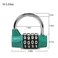 NBYT Gym Locker Lock4 Digit Combination LockSafety Password Padlock for School Gym LockerSports LockerFenceToolboxCaseHasp Storage Green