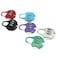 HAJXZH 6 Pcs Luggage Combination Locks Padlock 3 Digit Zinc Alloy Password Padlock Small Safe Combination Padlock Backpacks Bags Schoolbags for Suitcases Luggage Briefcases 6 Colors