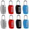 Hedume 8 Pack Combination Lock 4 Digit Padlock for School Gym Locker Sports Locker Fence Toolbox Gate Case Hasp Storage