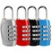 Hedume 8 Pack Combination Lock 4 Digit Padlock for School Gym Locker Sports Locker Fence Toolbox Gate Case Hasp Storage