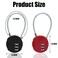 Hitefu 8PCS 3 Digit Combination Lock for Locker Small Cable Locks with Combination Lock for Gym Lockers Pad Locks with Code for Bag Luggage Gate Lock