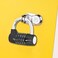 HOJLKLD Gym Locker Lock 5 Letter Word Lock Safety Padlock Combination Lock for School Gym LockerSports LockerFenceToolboxCaseHasp Storage 2 BlueBlack