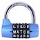JIN Large Extended Beam Storage Cabinet Door Handle Combination Lock Padlock Password Lock Gym Lock 5Digit Combination Padlock Security Padlock Luggage Locker Wardrobe Gym Locker blue01