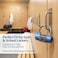 JIN Large Extended Beam Storage Cabinet Door Handle Combination Lock Padlock Password Lock Gym Lock 5Digit Combination Padlock Security Padlock Luggage Locker Wardrobe Gym Locker blue01