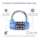 JIN Large Extended Beam Storage Cabinet Door Handle Combination Lock Padlock Password Lock Gym Lock 5Digit Combination Padlock Security Padlock Luggage Locker Wardrobe Gym Locker blue01